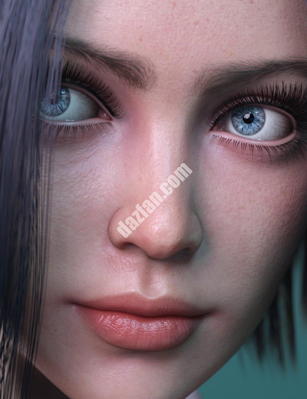 [daz角色] HM Bellah添加8k皮肤纹理-DAZ爱好者