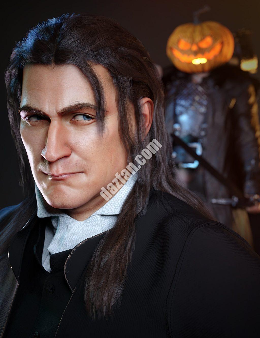 [daz角色] Ichabod for Genesis 8雄性-DAZ爱好者