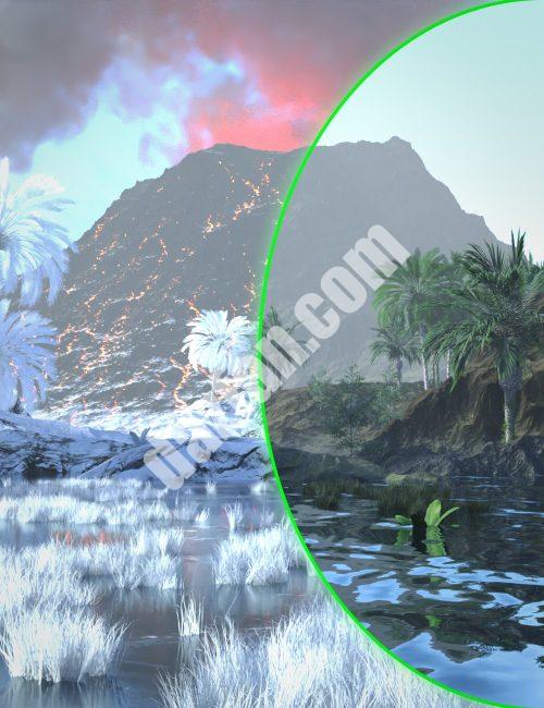 [daz场景] KA史前土地-DAZ爱好者