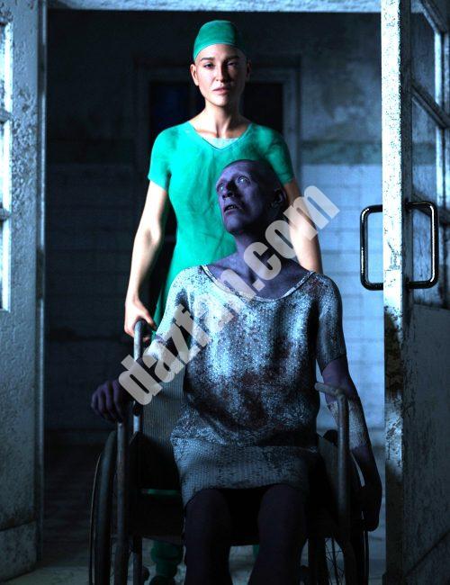 [daz服装] M3D僵尸医院创世纪9装备-DAZ爱好者