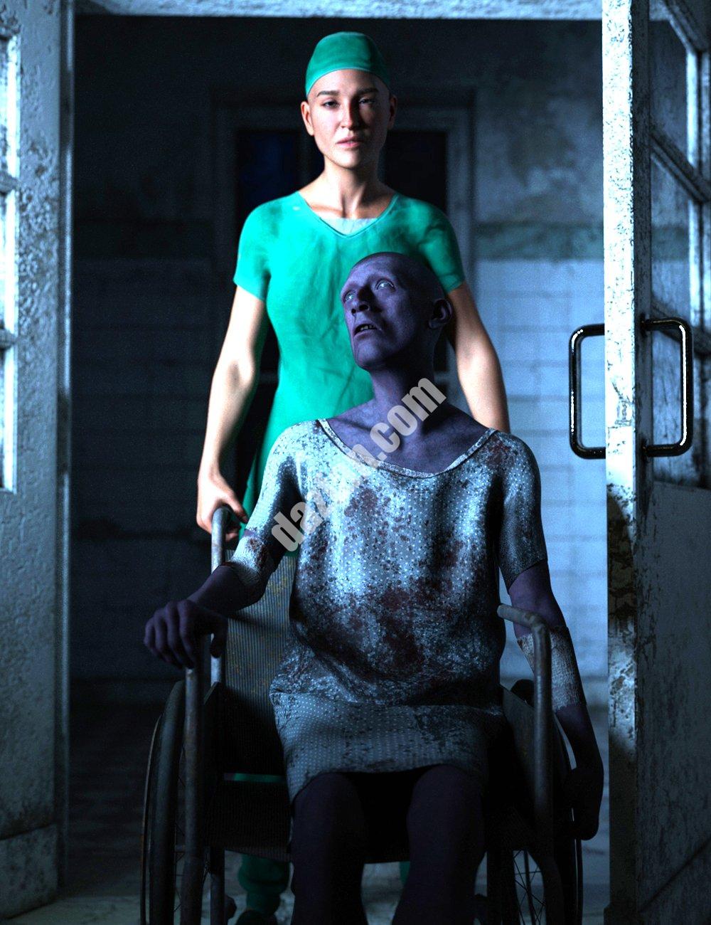 [daz服装] M3D僵尸医院创世纪9装备-DAZ爱好者