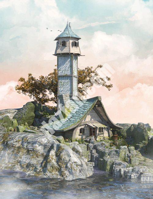 [daz场景] M8巫师岛-DAZ爱好者