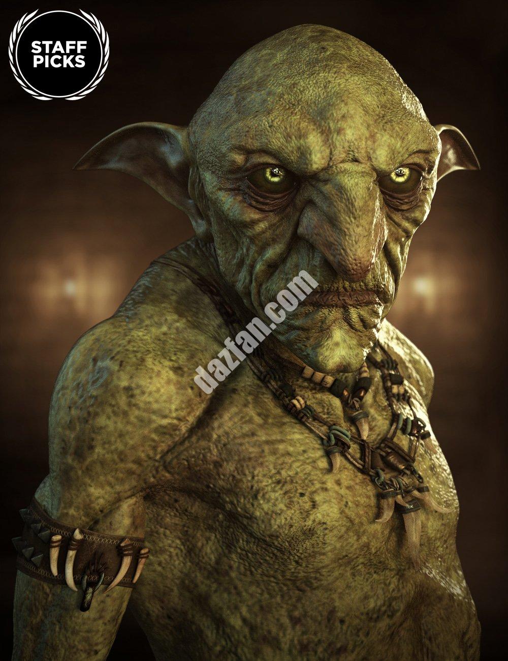 [daz角色] Hobgoblin HD创世纪8男性-DAZ爱好者