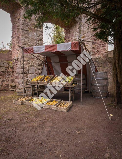 [daz场景] 中世纪市场摊位01-DAZ爱好者