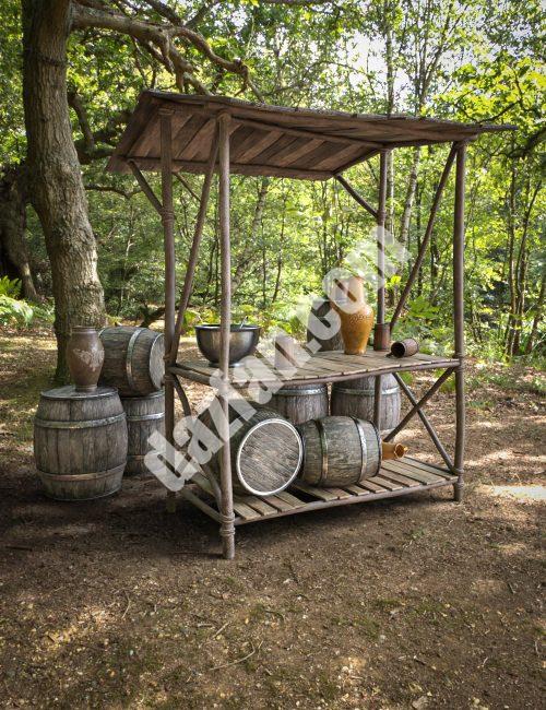 [daz场景] 中世纪市场摊位03-DAZ爱好者