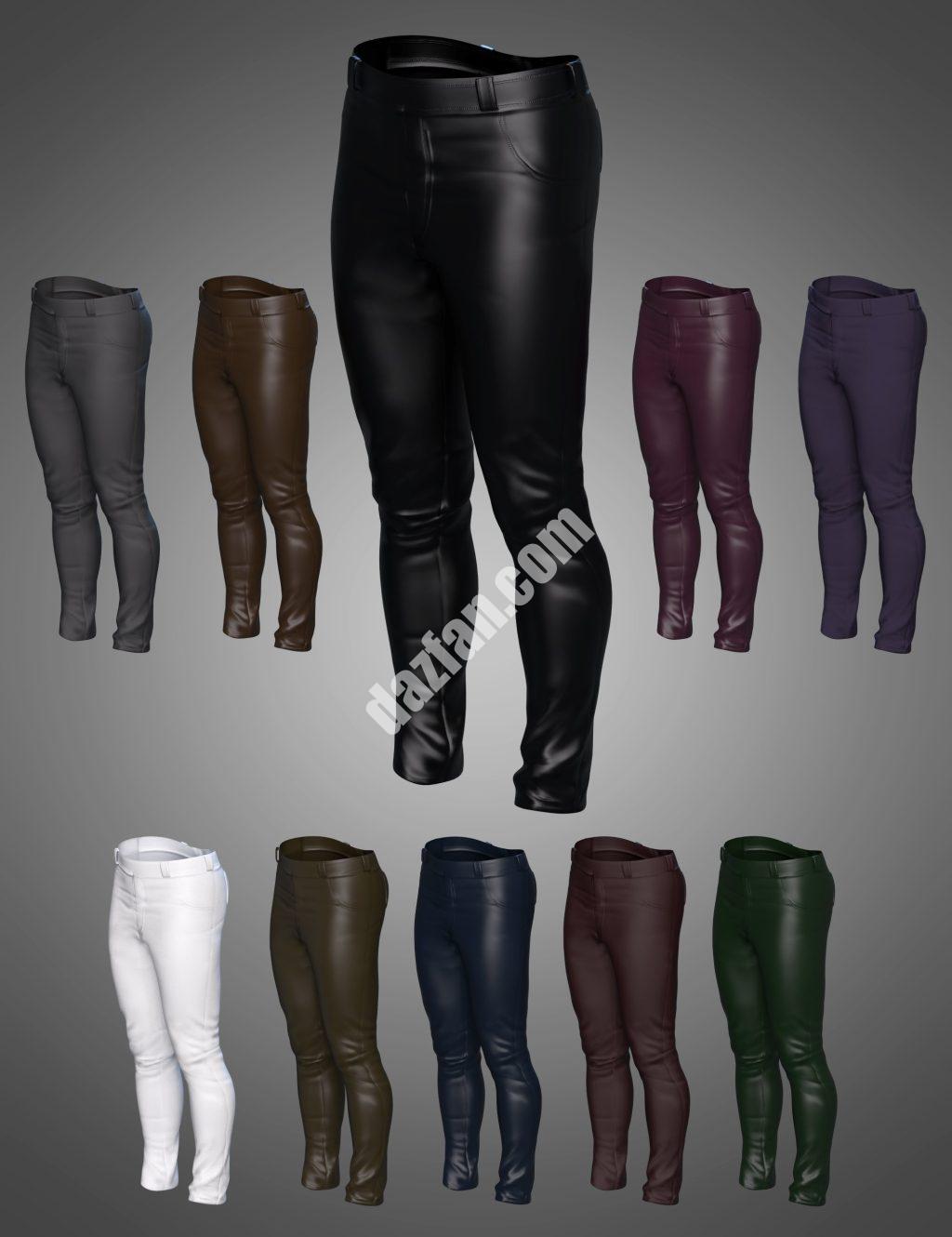 [daz服装] M Fashion Casual Outfit V1 Genesis 8和8.1男款长裤-DAZ爱好者