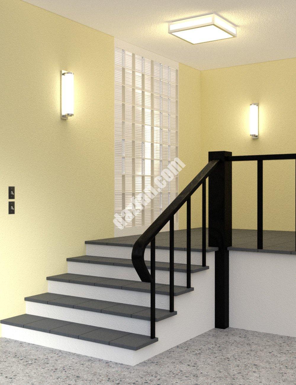 [daz场景] 中世纪现代客房Vignette-DAZ爱好者