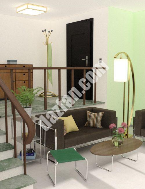 [daz场景] 世纪中期现代变奏曲-DAZ爱好者