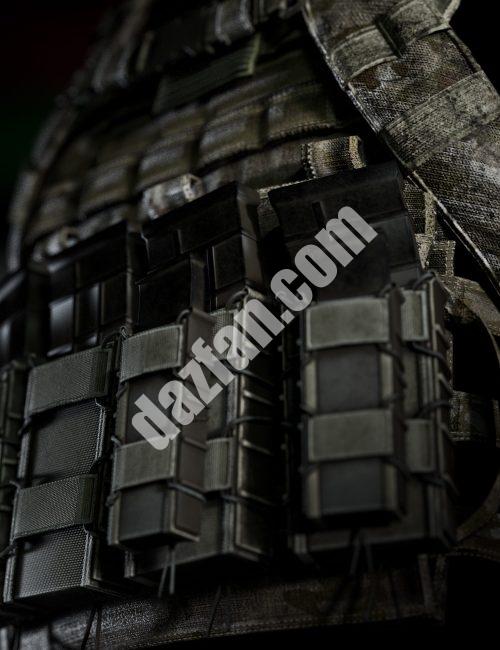 [daz服装] MI现代军事战斗配件Genesis 8和8.1雄性-DAZ爱好者