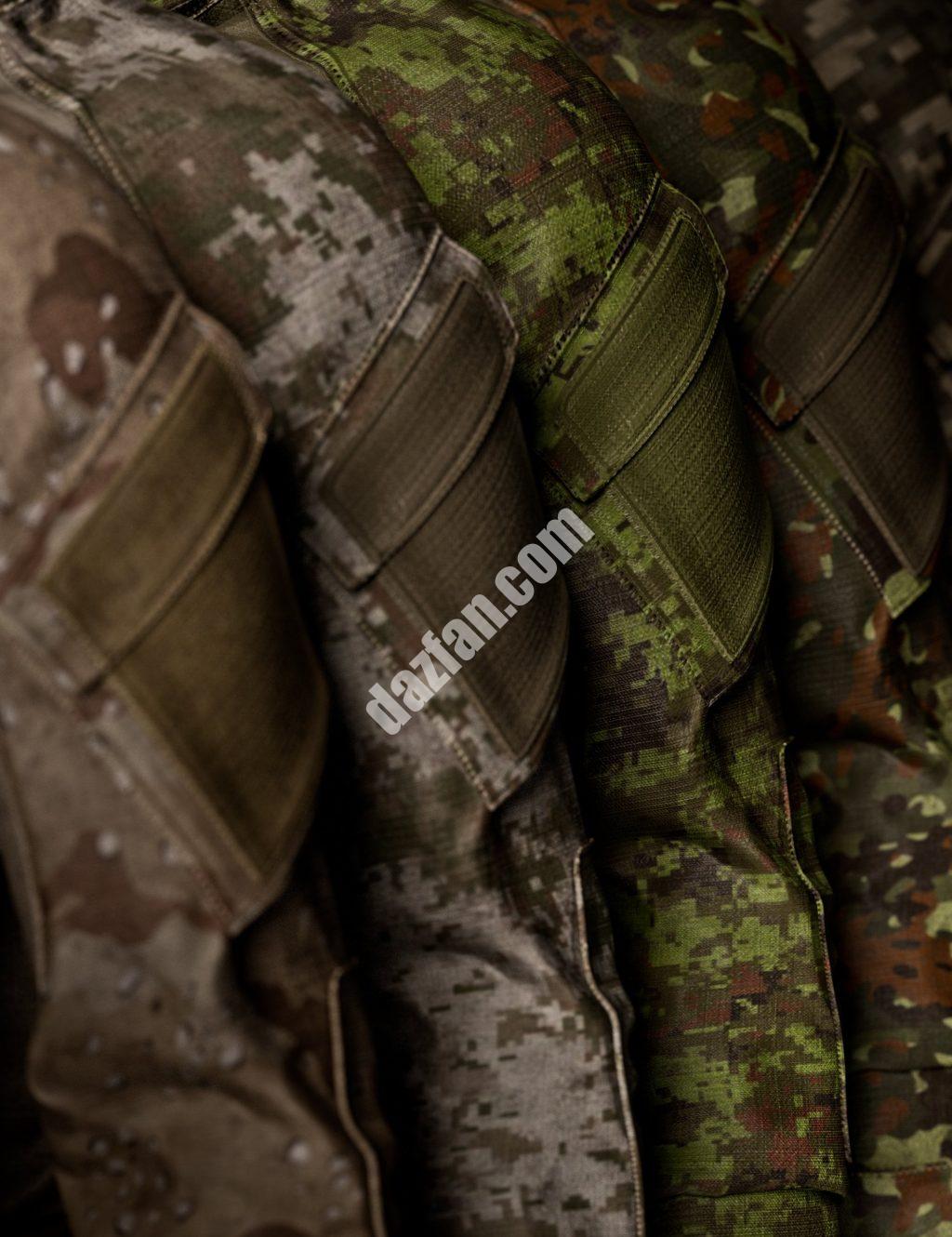[daz服装] MI现代军事战斗服纹理插件-DAZ爱好者
