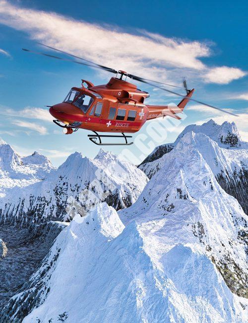 [daz场景] 山地救援直升机-DAZ爱好者