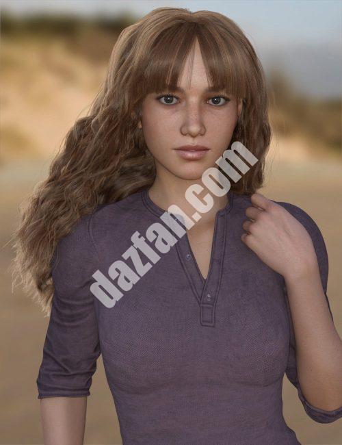 [daz发型] 创世纪8号女性的MRL dForce变形长发-DAZ爱好者