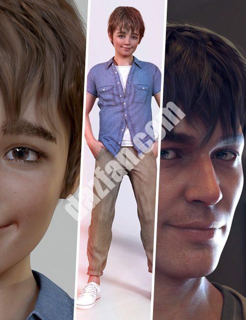 [daz合集] 创世纪8雄性Nelson捆绑包-DAZ爱好者