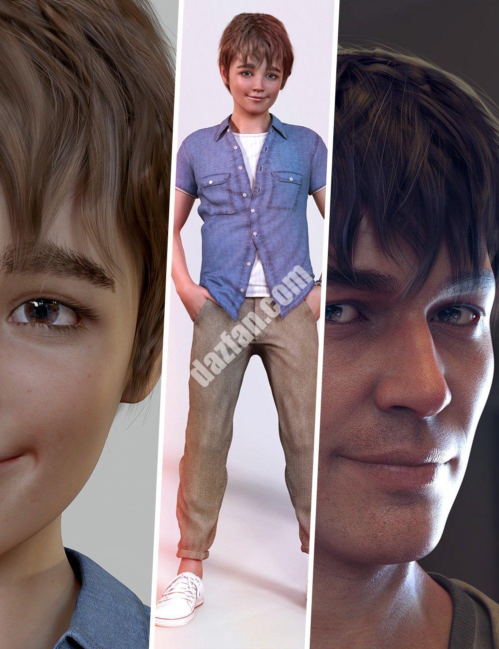 [daz合集] 创世纪8雄性Nelson捆绑包-DAZ爱好者