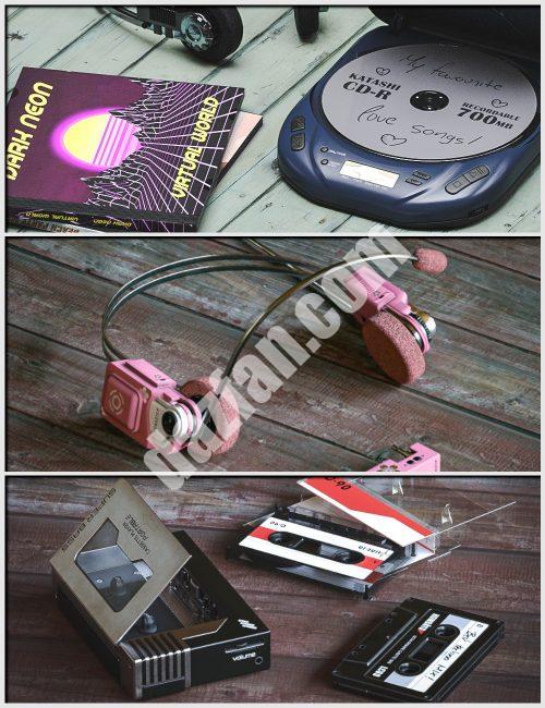 [daz合集] OR3D 90的随身听道具捆绑包-DAZ爱好者