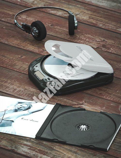 [daz道具] OR3D 90的便携式CD播放器-DAZ爱好者