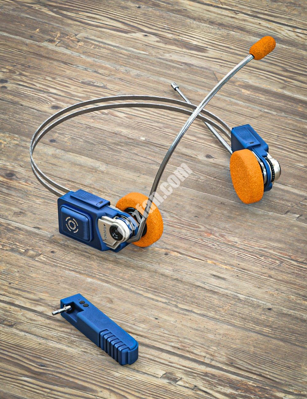 [daz道具] OR3D 90复古耳机-DAZ爱好者