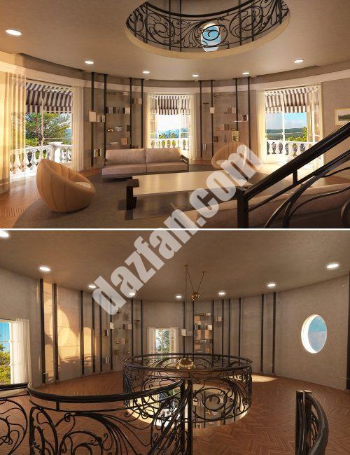 [daz场景] 巴黎圆顶-DAZ爱好者