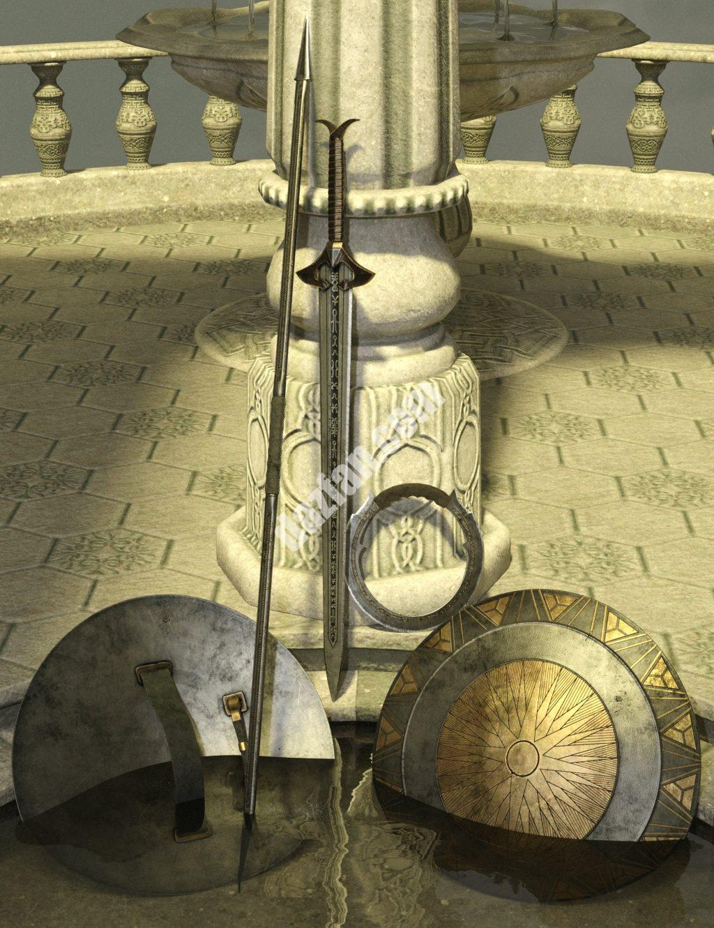 [daz道具] Phaedra WeaponS系列-DAZ爱好者