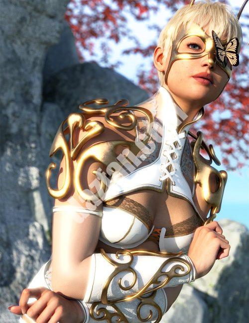 [daz姿势] 《创世纪9》波洛克幻想蝴蝶造型-DAZ爱好者