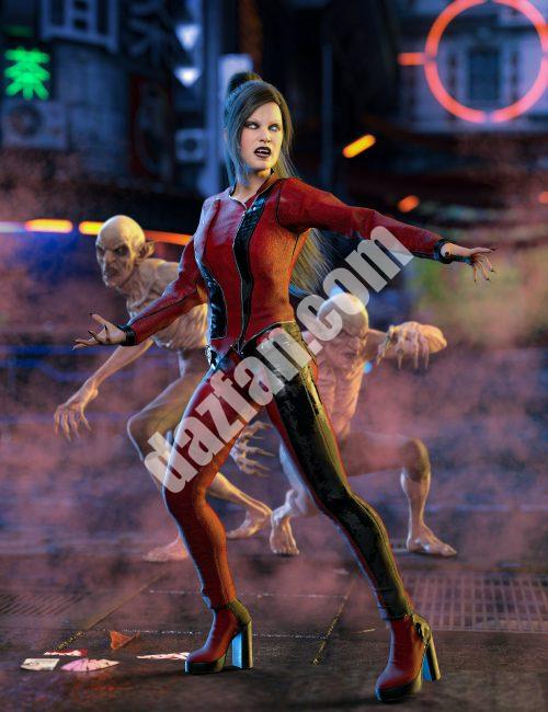 [daz服装] 创世纪8和8.1女性的阴影王国服装-DAZ爱好者