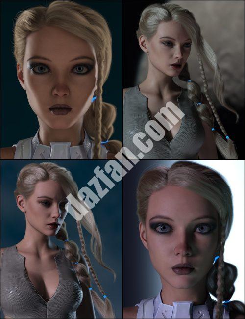 [daz插件] 渲染RY Xara-创世纪8.1女性的灯光、相机和表情-DAZ爱好者