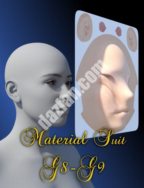 [daz插件] RSSY创世纪8和8.1创世纪9的女性材料套装-DAZ爱好者