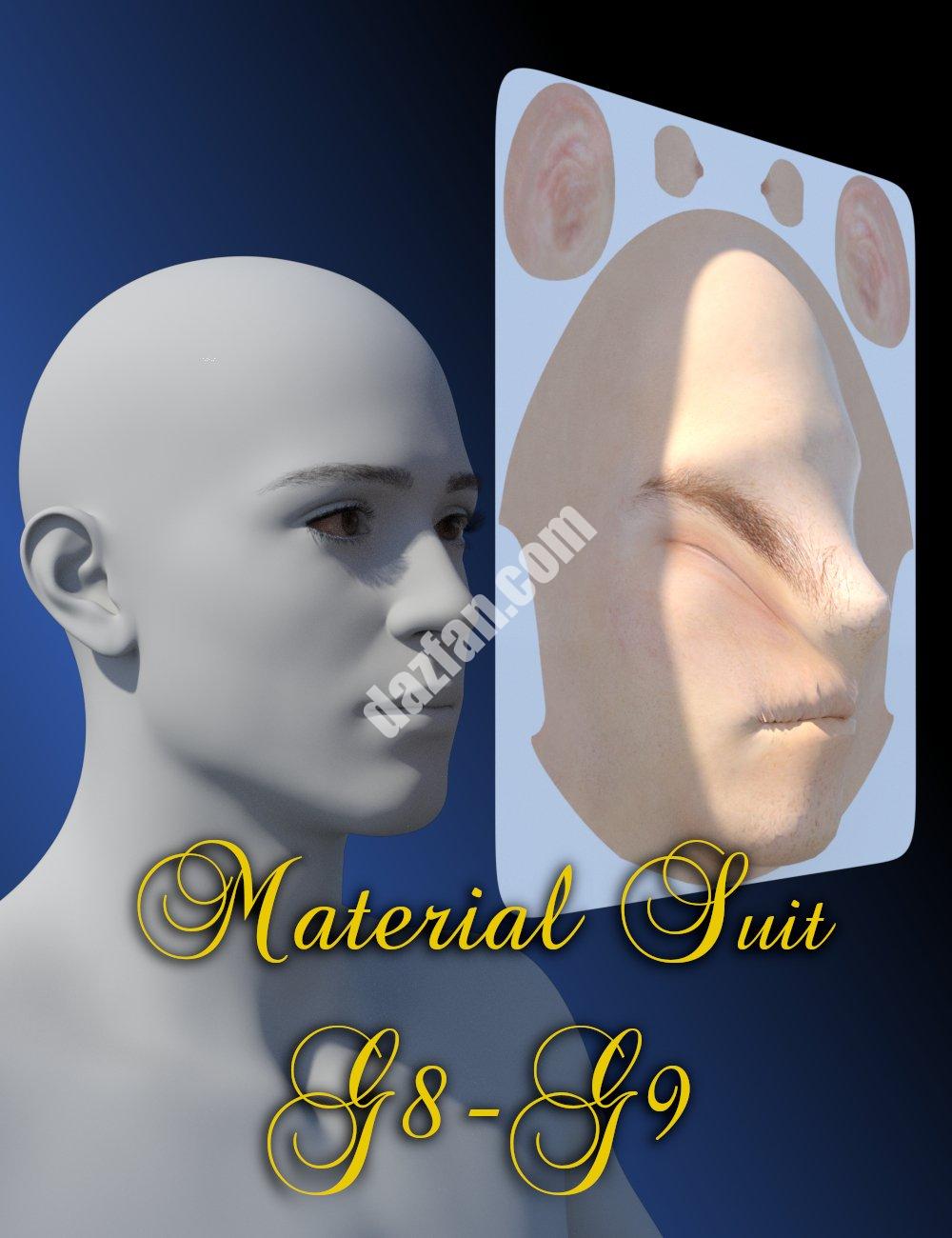 [daz插件] RSSY创世纪8和8.1创世纪9男性材料套装-DAZ爱好者