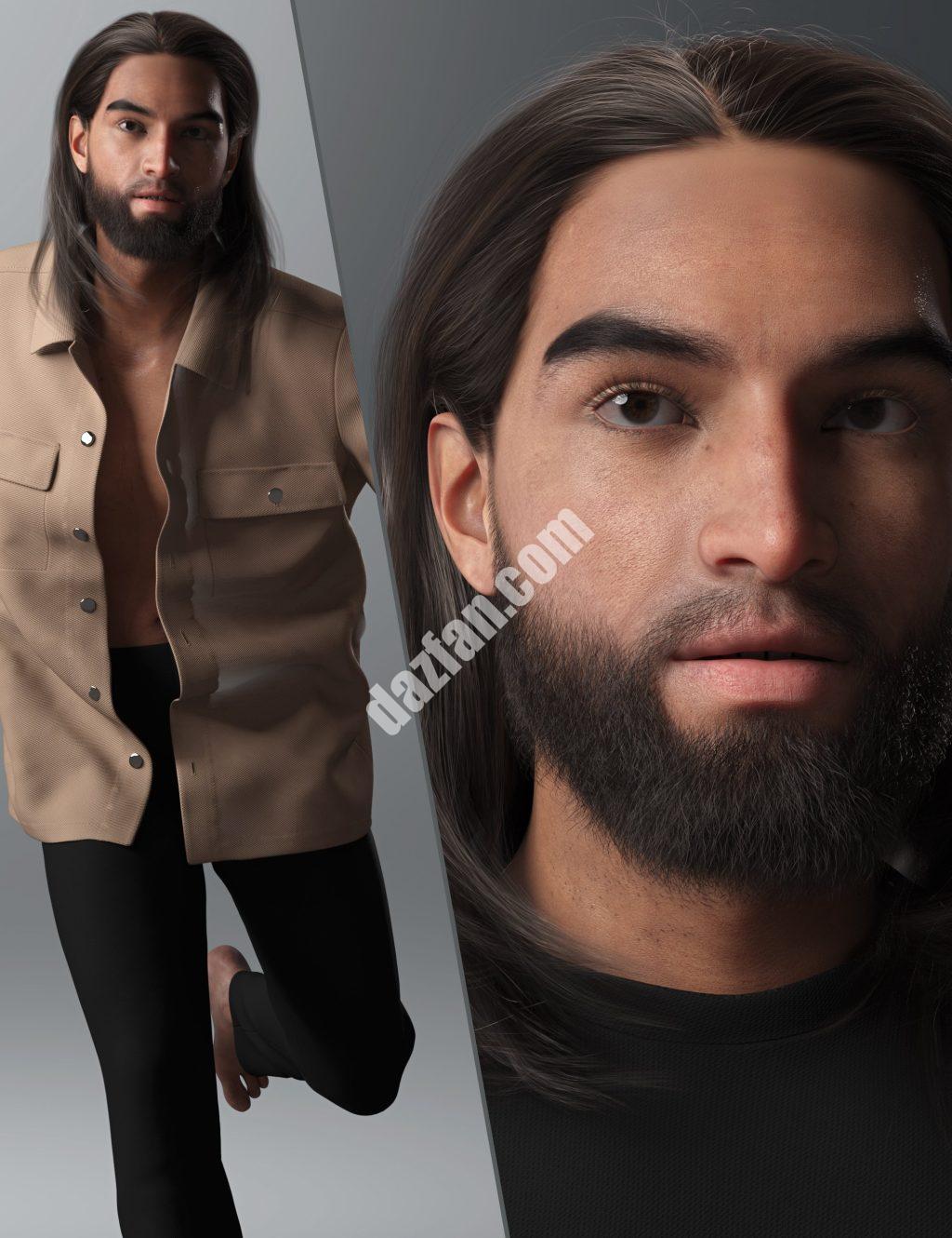 [daz合集] RY Dario角色和发束-DAZ爱好者