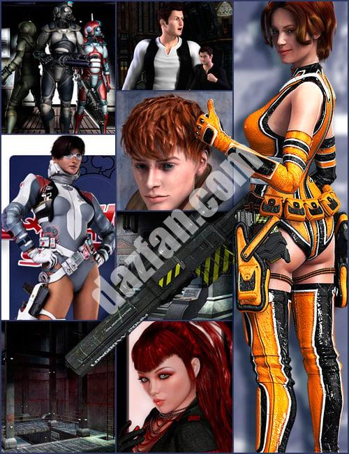 [daz合集] SciFi入门包-DAZ爱好者