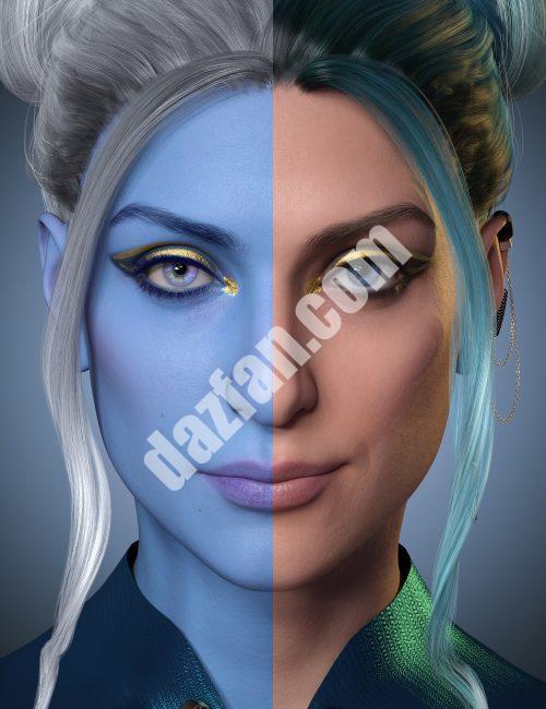 [daz服装] 《创世纪9》雪后李彩妆系列-DAZ爱好者
