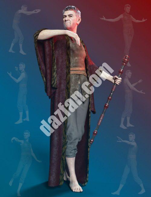 [daz姿势] 创世纪8雄性和创世纪8雌性的犀牛姿势-DAZ爱好者