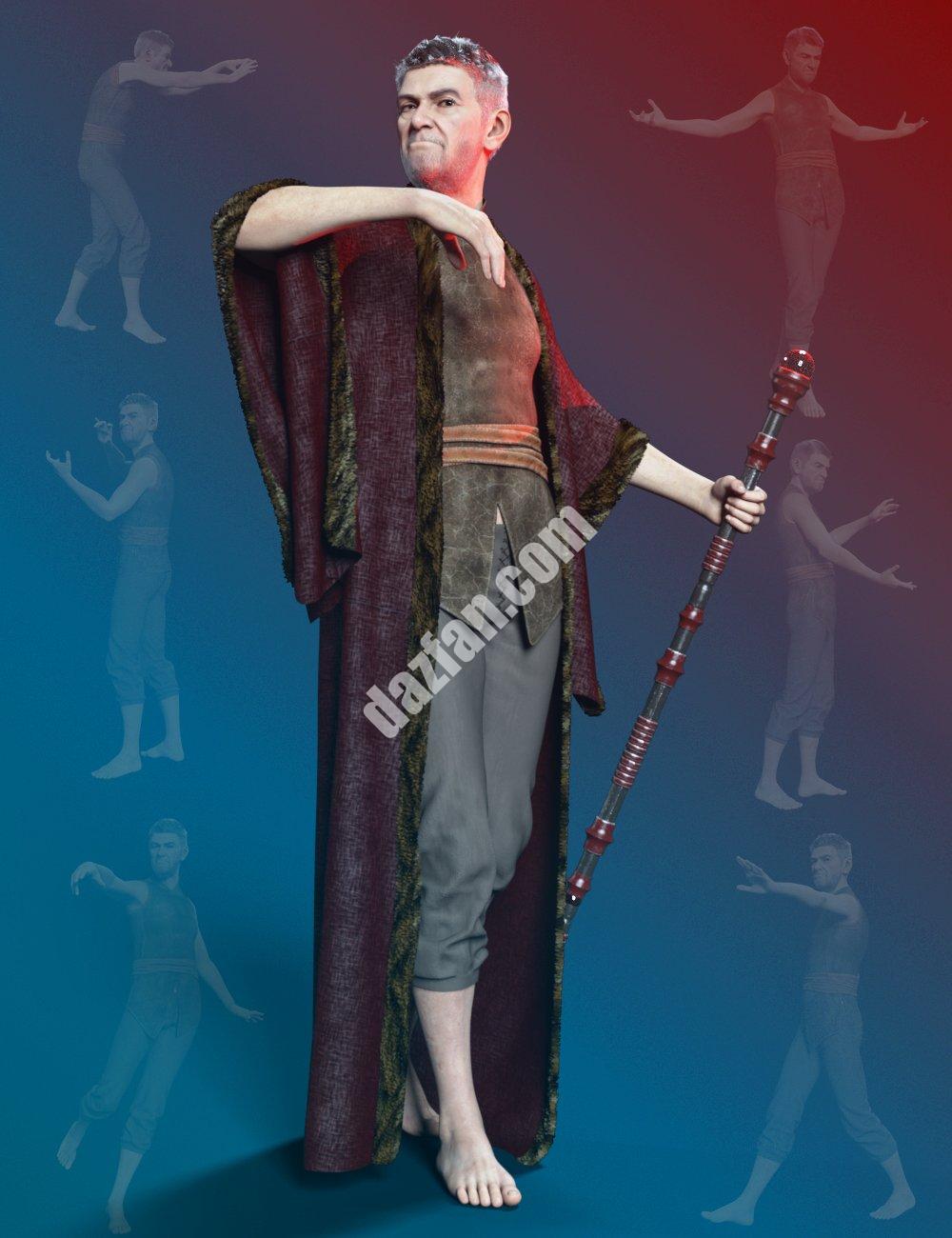 [daz姿势] 创世纪8雄性和创世纪8雌性的犀牛姿势-DAZ爱好者