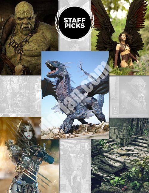 [daz合集] 工作人员挑选梦幻大礼包-DAZ爱好者