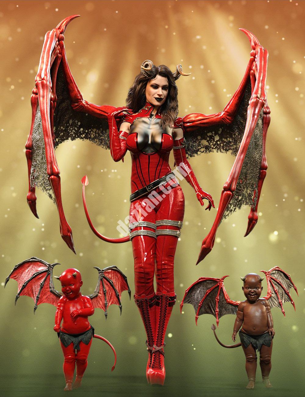 [daz服装] 琥珀翅膀纹理扩展-DAZ爱好者