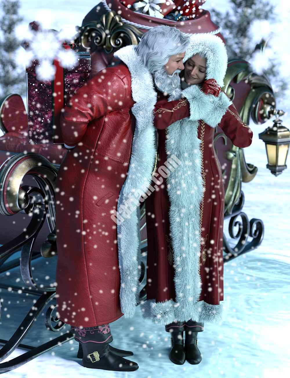 [daz姿势] 圣诞老人9和圣诞老人9的姿势-DAZ爱好者