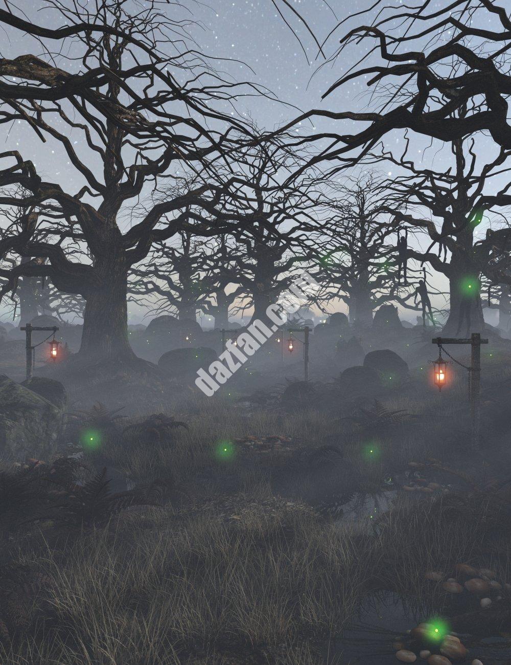 [daz场景] 黑暗森林-DAZ爱好者
