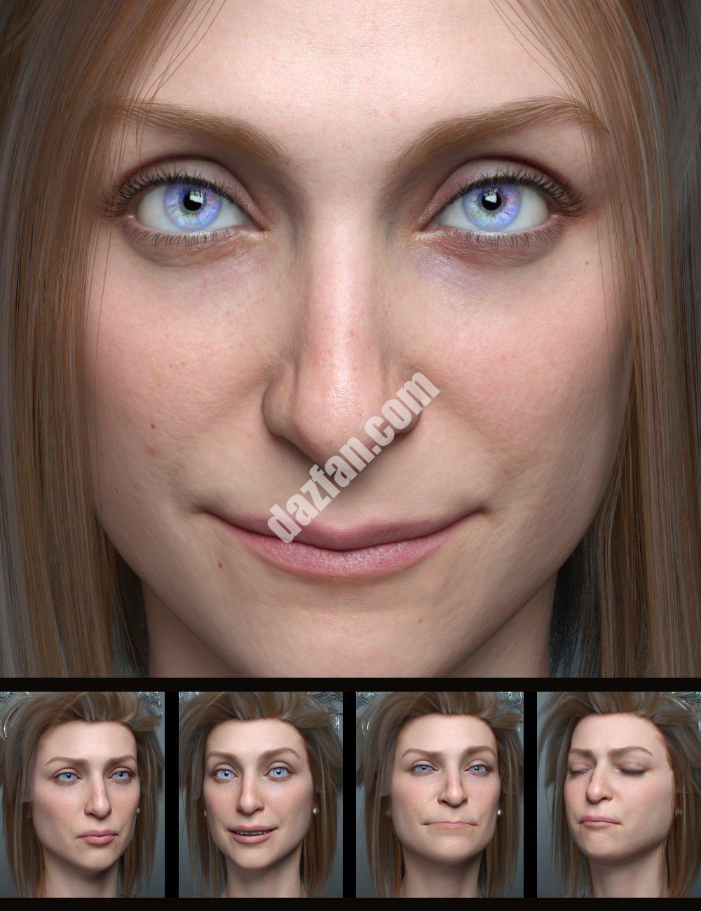 [daz姿势] 雪皇后9的表情集-DAZ爱好者