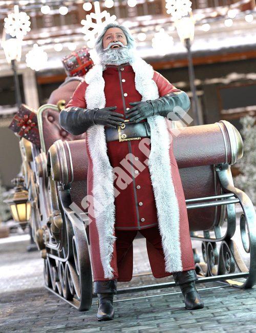 [daz姿势] 洛多菲北部为圣诞老人摆姿势9-DAZ爱好者