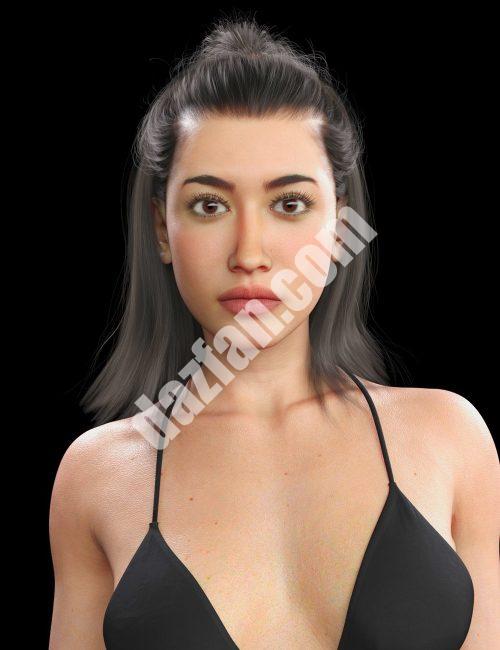 [daz角色] Tsuguko HD创世纪8.1女性-DAZ爱好者