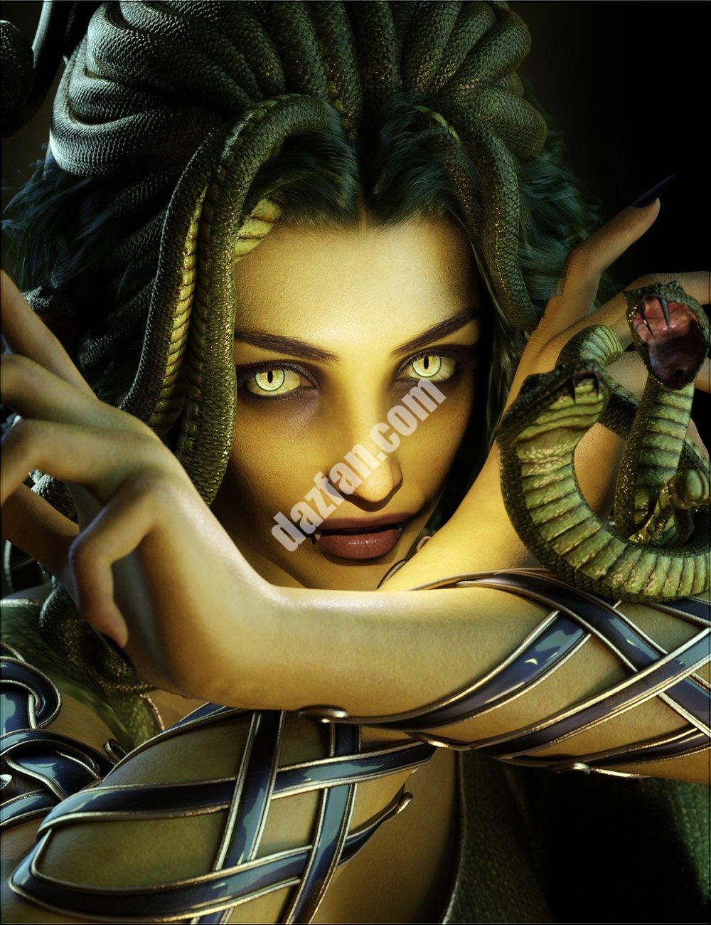 [daz角色] 创世纪9的VYK美杜莎-DAZ爱好者