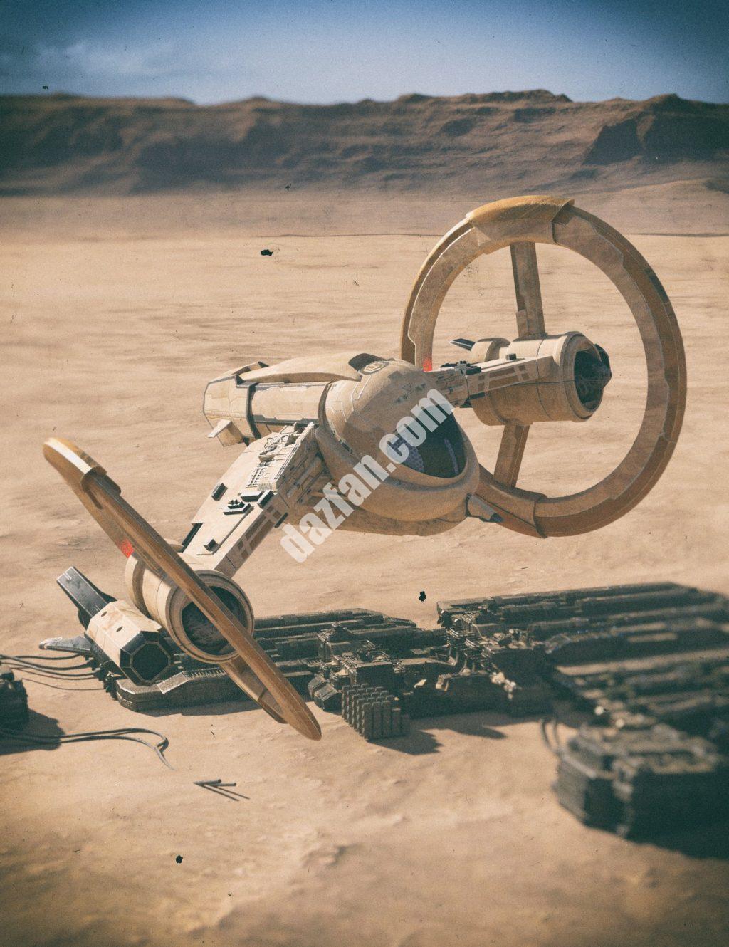 [daz载具] X-BIT飞行员之星-DAZ爱好者