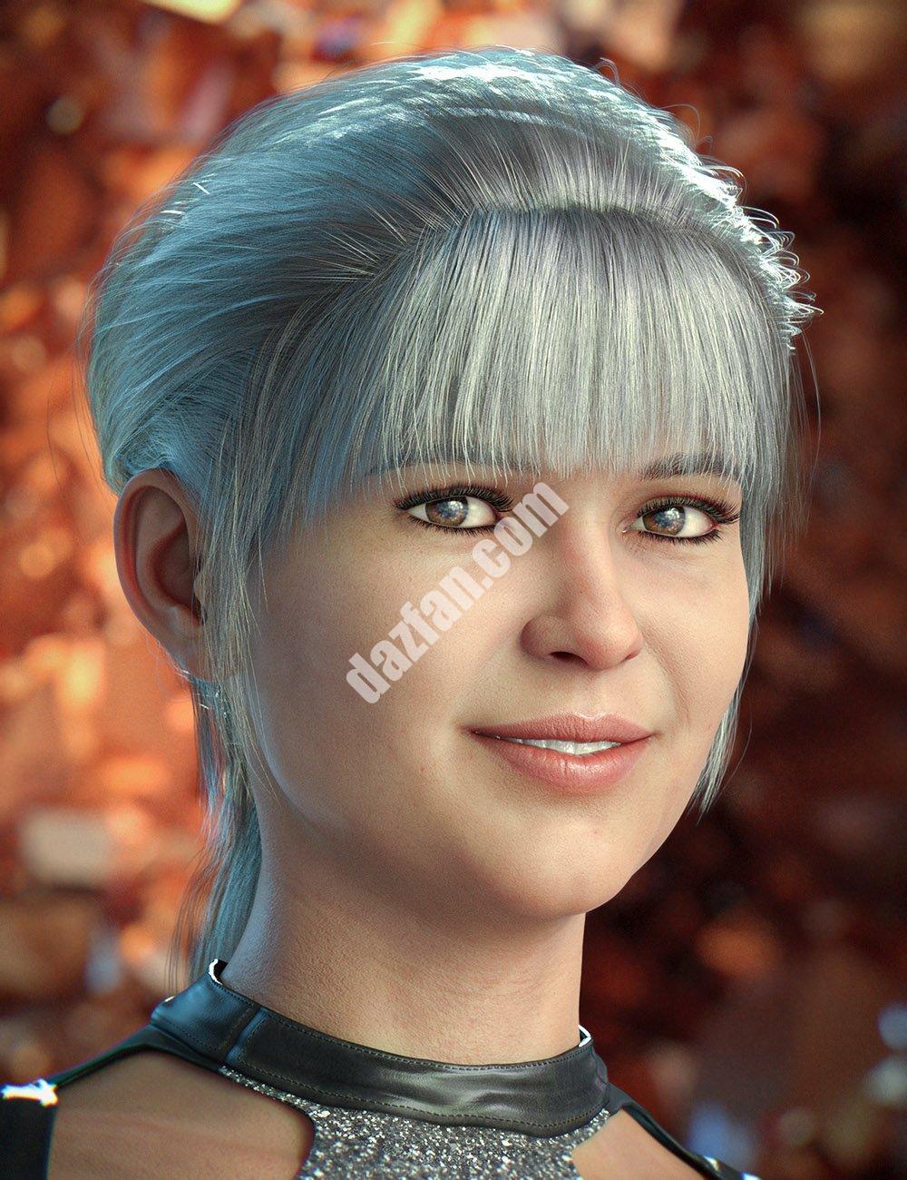 [daz发型] 《创世纪》第8章女性的尤梅头发（s）-DAZ爱好者