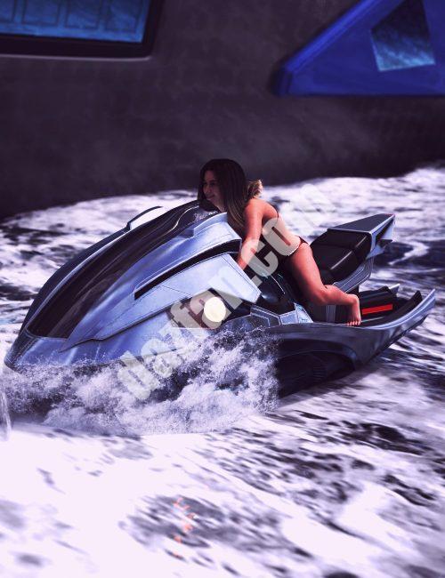 [daz载具] XI财年喷气式滑雪-DAZ爱好者