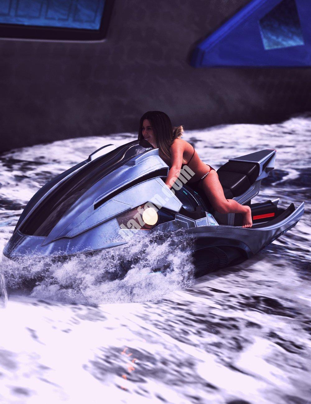 [daz载具] XI财年喷气式滑雪-DAZ爱好者