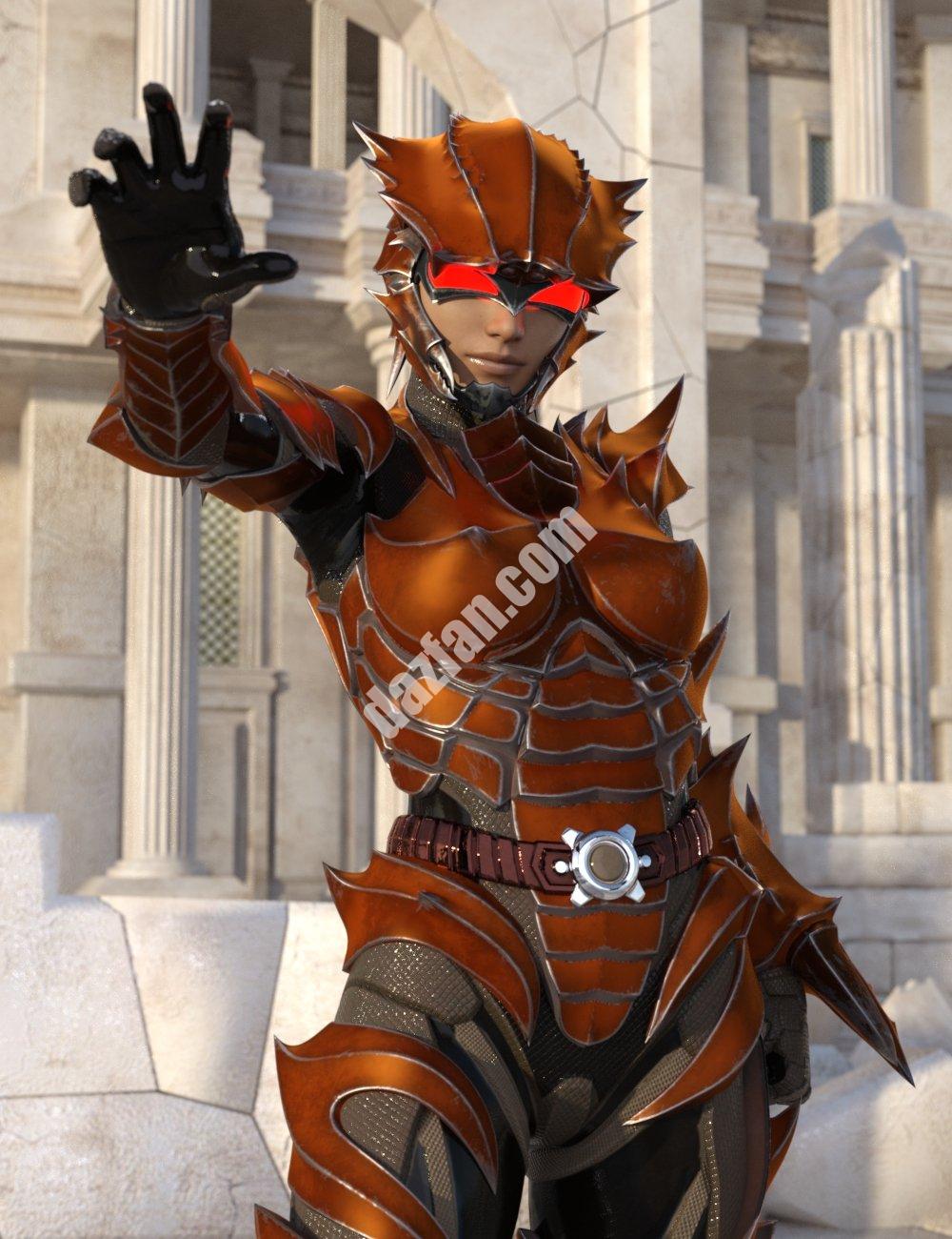 [daz服装] 12星座勇士系列——创世纪8和8.1的癌症女性-DAZ爱好者