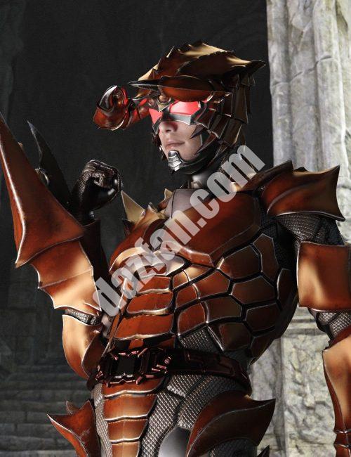 [daz服装] 12星座勇士系列——创世纪8和8.1的癌症男性-DAZ爱好者