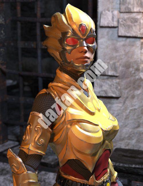 [daz服装] 12星座勇士系列赛-狮子座创世纪8.1女和维多利亚8.1-DAZ爱好者