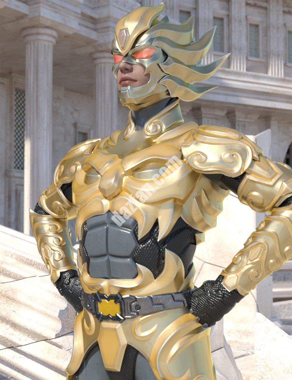 [daz服装] 12星座勇士系列赛-狮子座创世纪8.1男和迈克尔8.1-DAZ爱好者