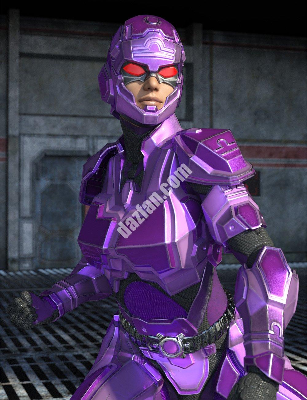 [daz服装] 12星座勇士系列-创世纪8和8.1女版Libra-DAZ爱好者